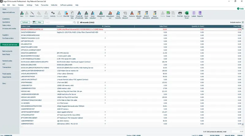 Inventory & E-Commerce project screenshot