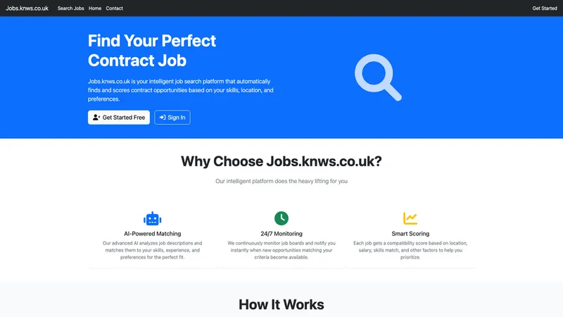 Jobs/Contracts project screenshot
