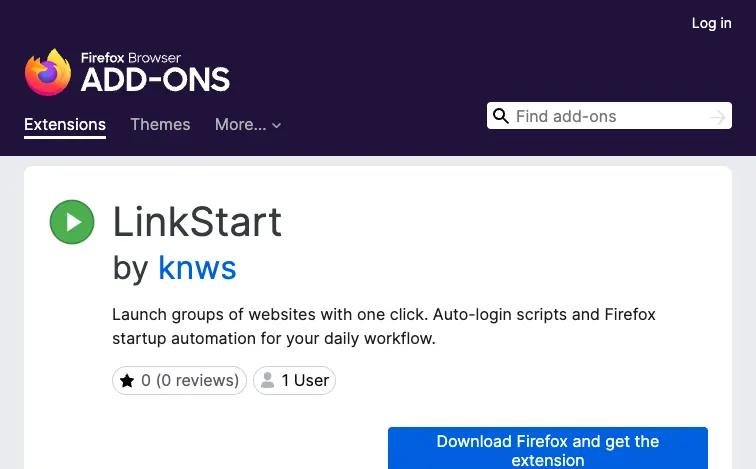 LinkStart project screenshot