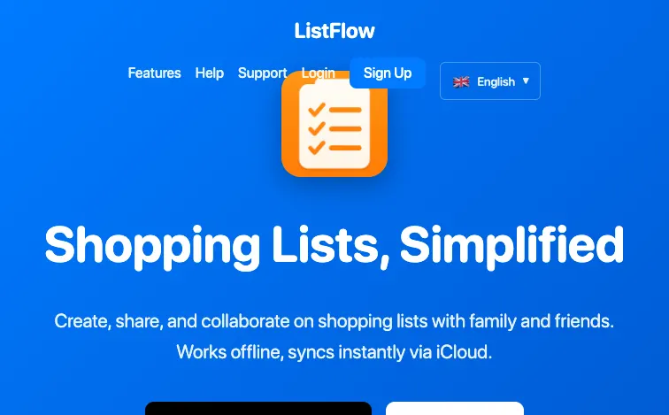 ListFlo project screenshot