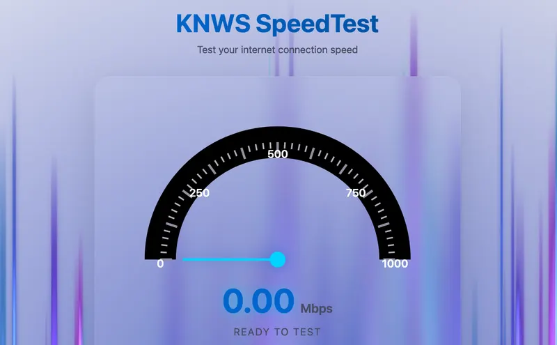 Speedtest project screenshot